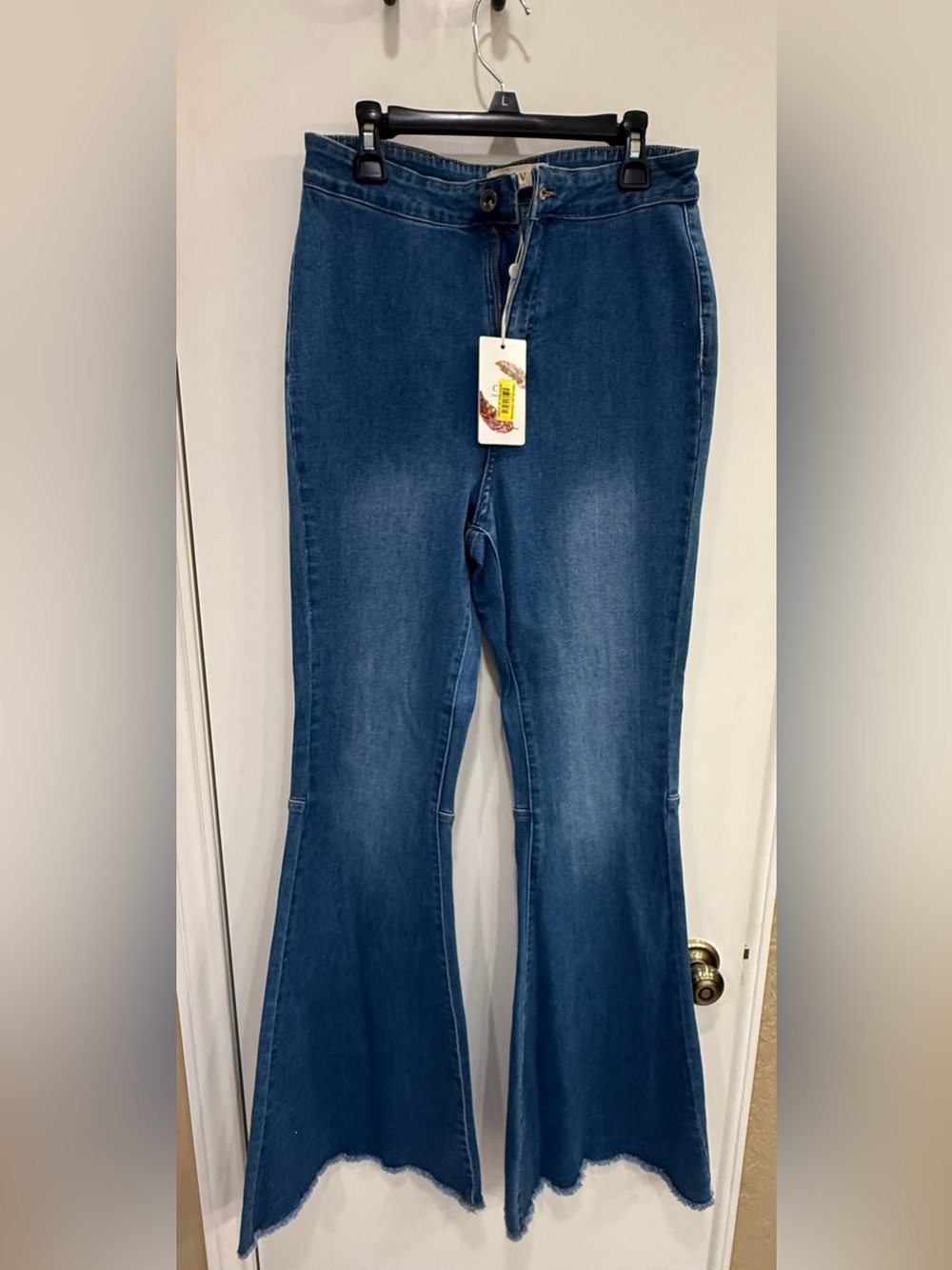 Women’s Blue Flared Jeans, Chelsea & Violet brand